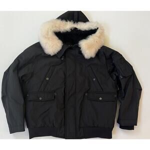 Coach Short Parka Puffer Jacket CE337 Winter Coat Fleece Lined Men's Size XL